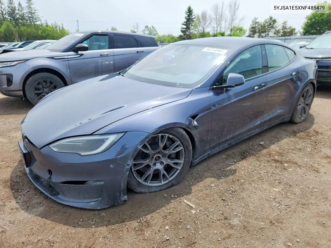 2022 Tesla Model S VIN: 5YJSA1E5XNF485479 Lot: 56254866