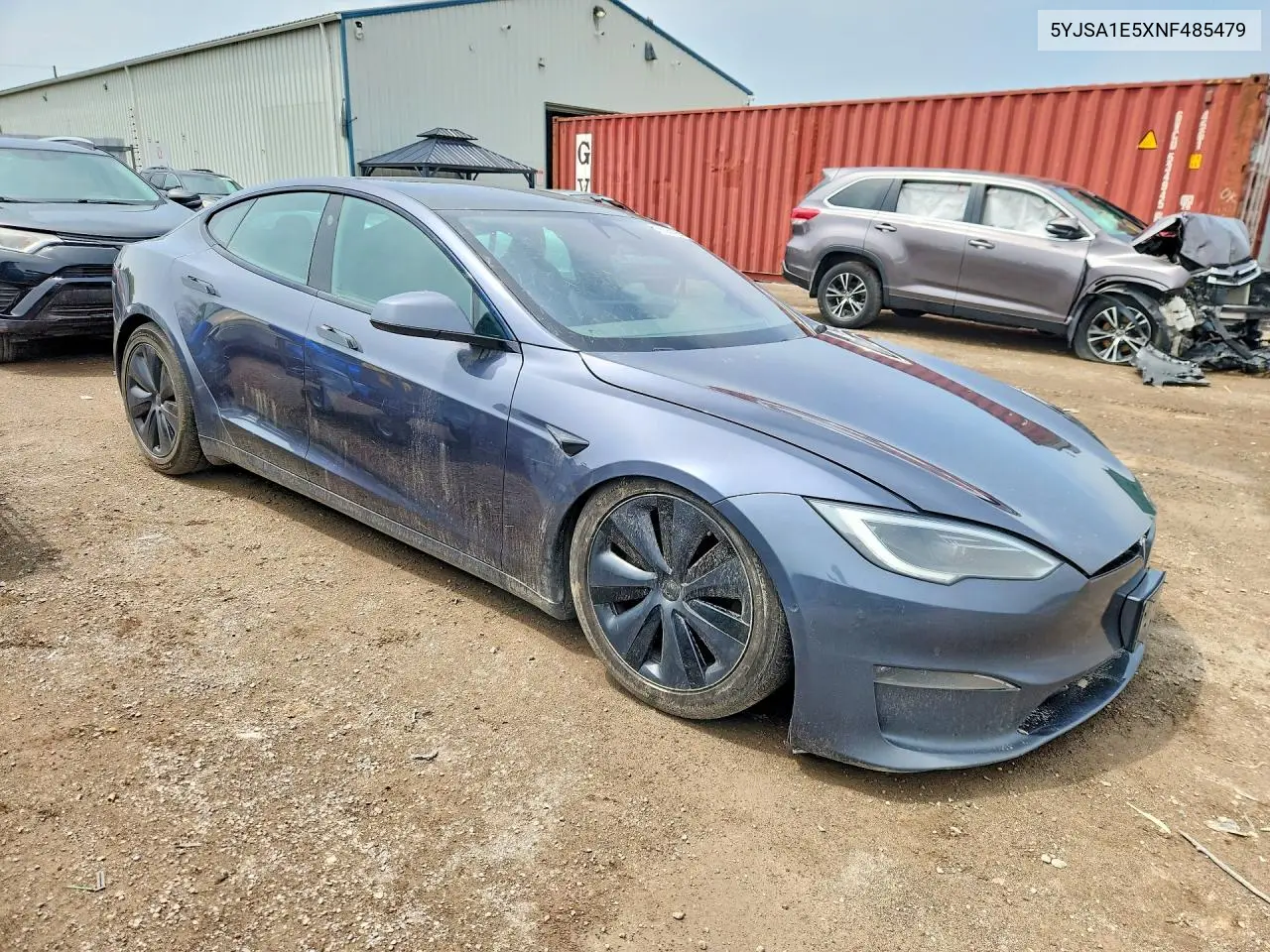 2022 Tesla Model S VIN: 5YJSA1E5XNF485479 Lot: 56254866