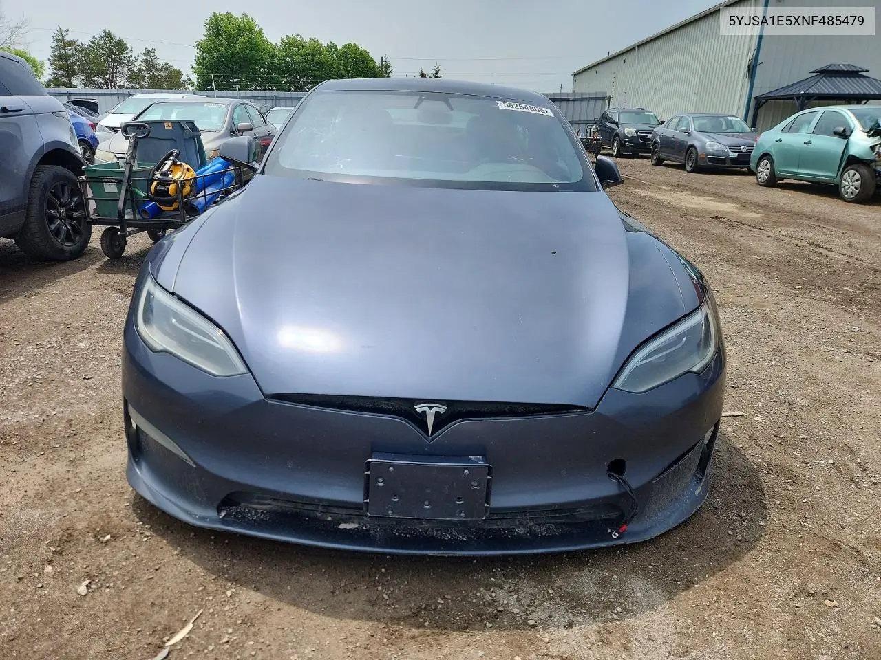 2022 Tesla Model S VIN: 5YJSA1E5XNF485479 Lot: 56254866
