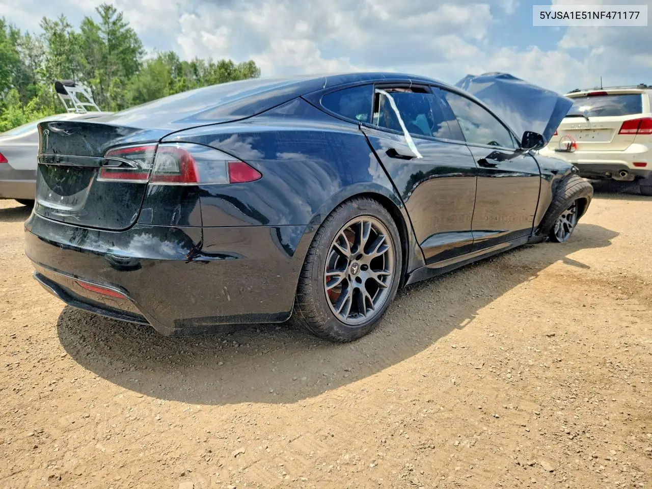 2022 Tesla Model S VIN: 5YJSA1E51NF471177 Lot: 59635176