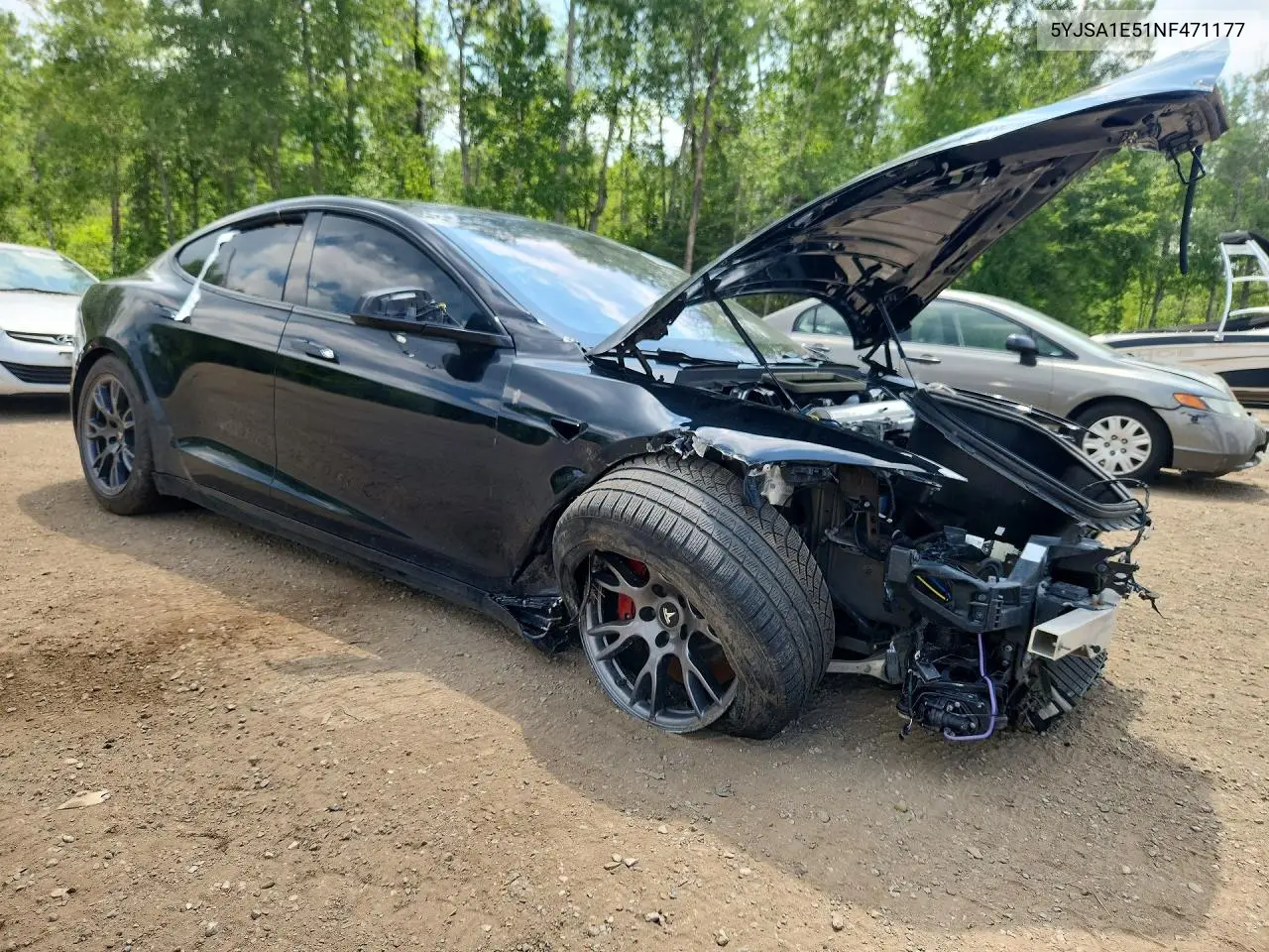 2022 Tesla Model S VIN: 5YJSA1E51NF471177 Lot: 59635176
