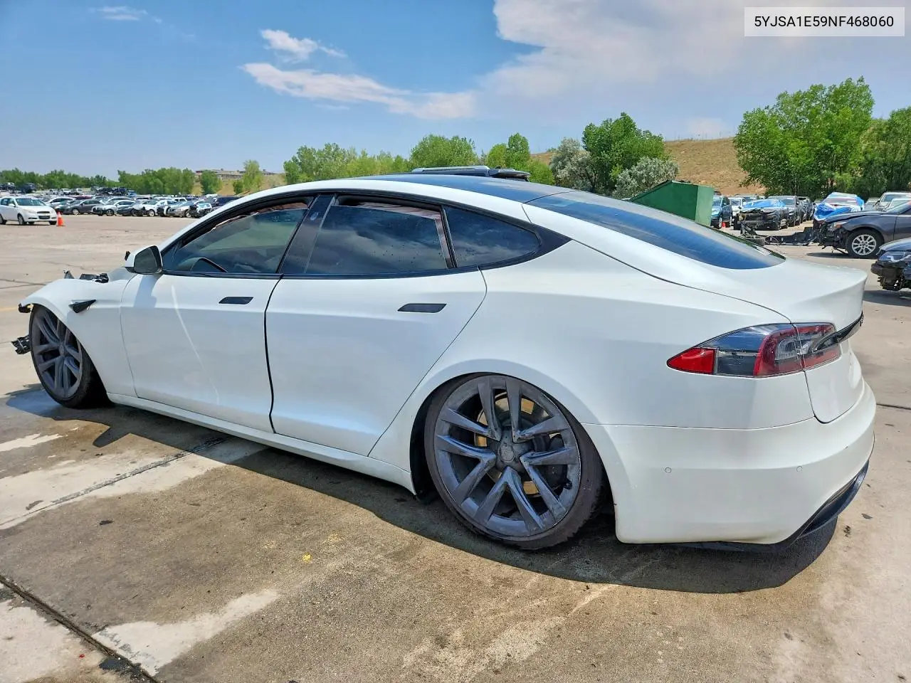 2022 Tesla Model S VIN: 5YJSA1E59NF468060 Lot: 59673396
