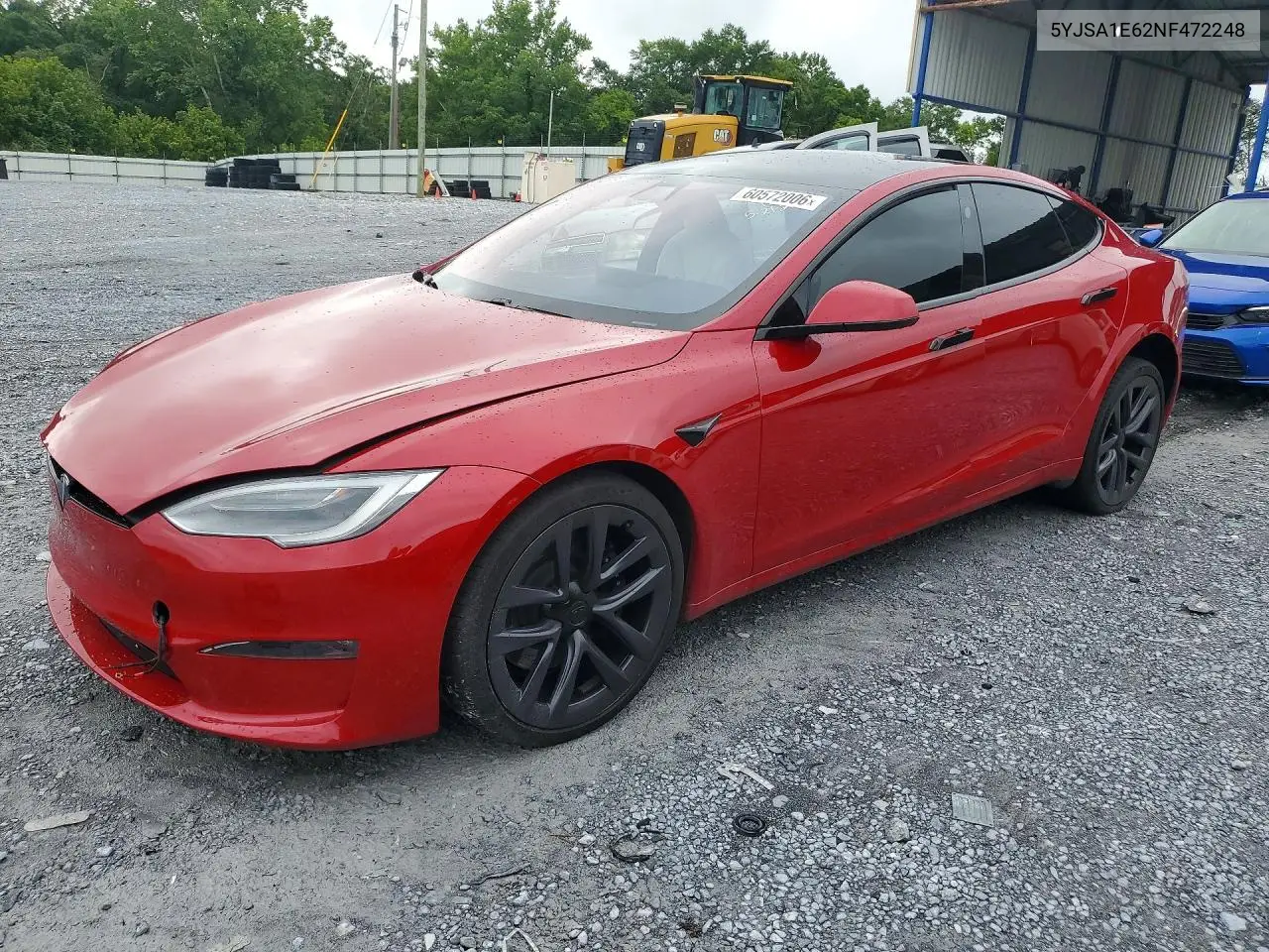 2022 Tesla Model S VIN: 5YJSA1E62NF472248 Lot: 60572006