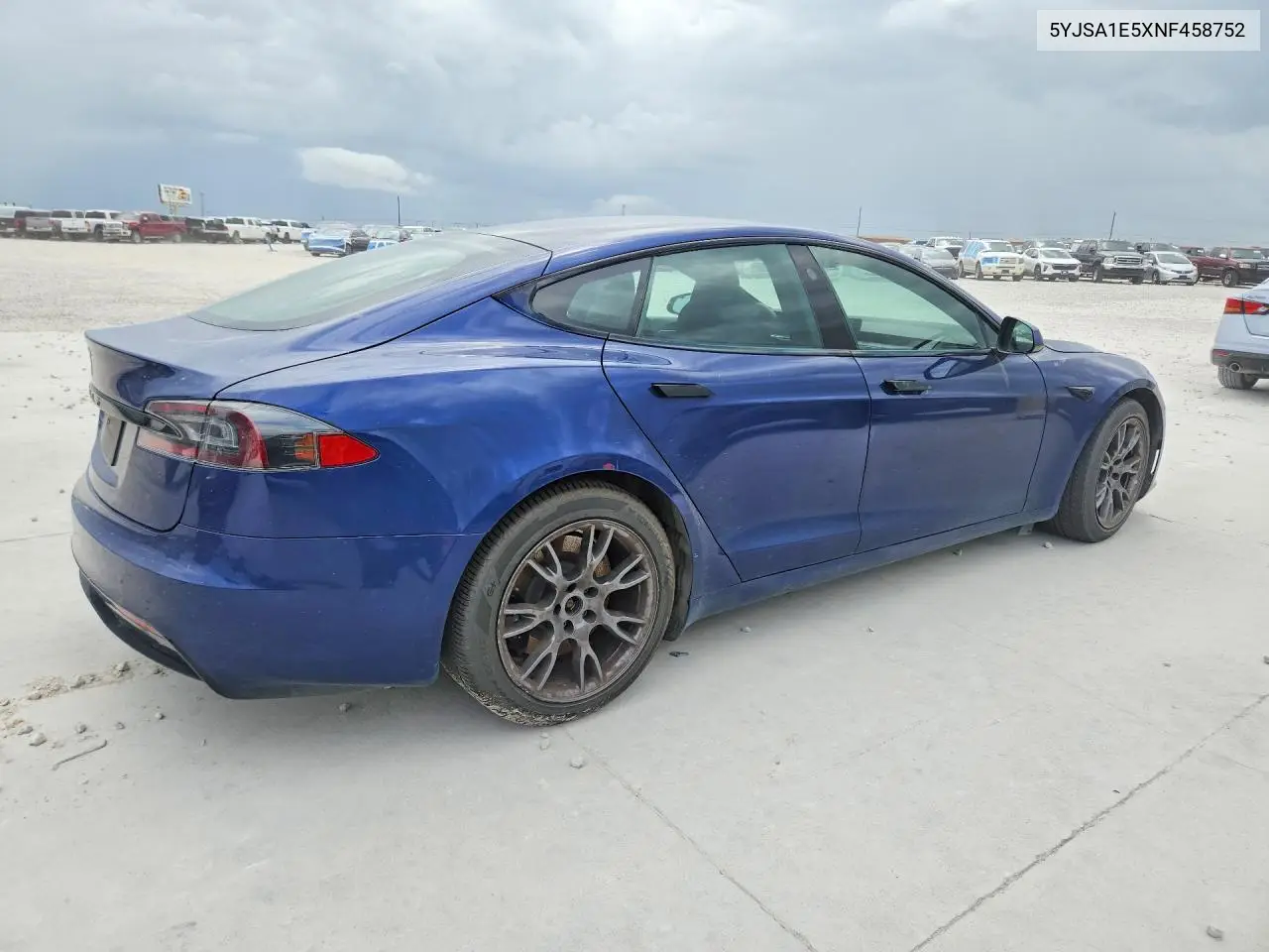 2022 Tesla Model S VIN: 5YJSA1E5XNF458752 Lot: 61301026
