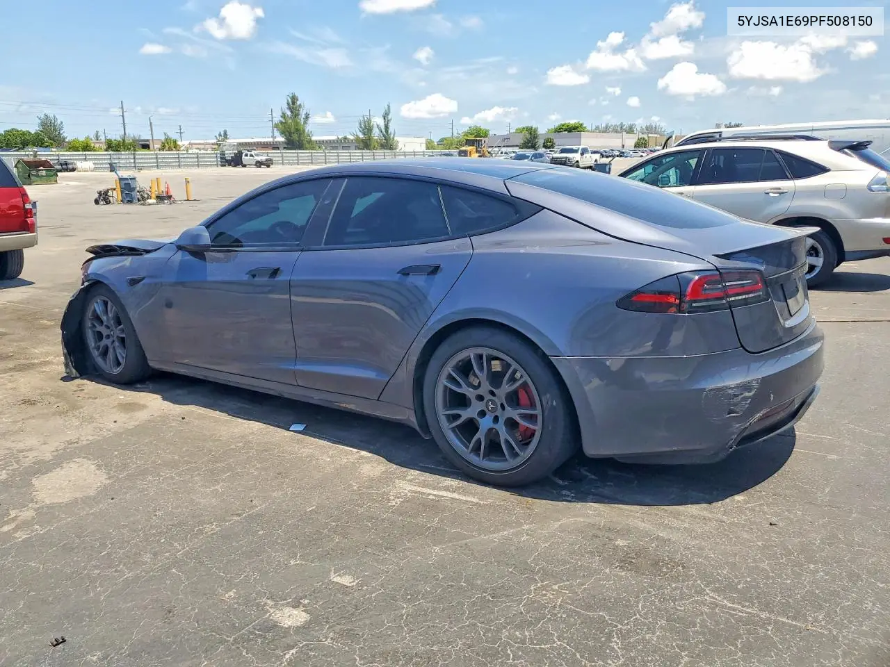 2023 Tesla Model S VIN: 5YJSA1E69PF508150 Lot: 57050116