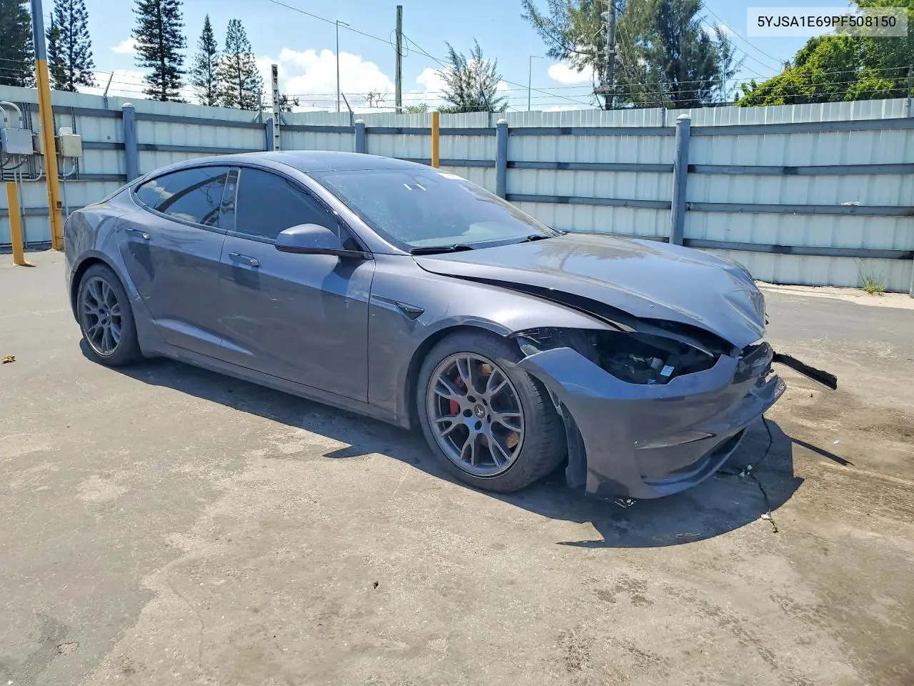 2023 Tesla Model S VIN: 5YJSA1E69PF508150 Lot: 57050116