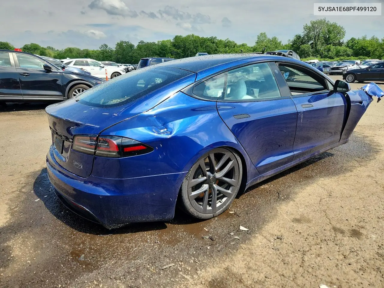2023 Tesla Model S VIN: 5YJSA1E68PF499120 Lot: 57398896