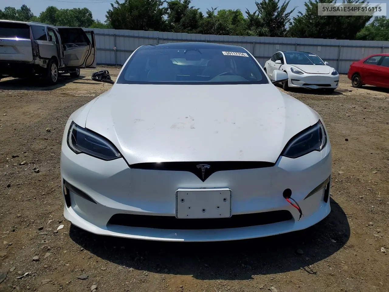 2023 Tesla Model S VIN: 5YJSA1E54PF516115 Lot: 59117756