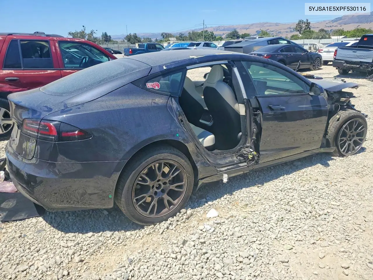 2023 Tesla Model S VIN: 5YJSA1E5XPF530116 Lot: 59773986