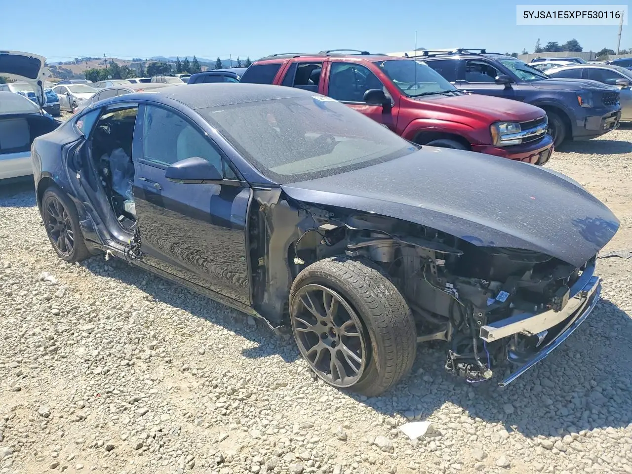 2023 Tesla Model S VIN: 5YJSA1E5XPF530116 Lot: 59773986