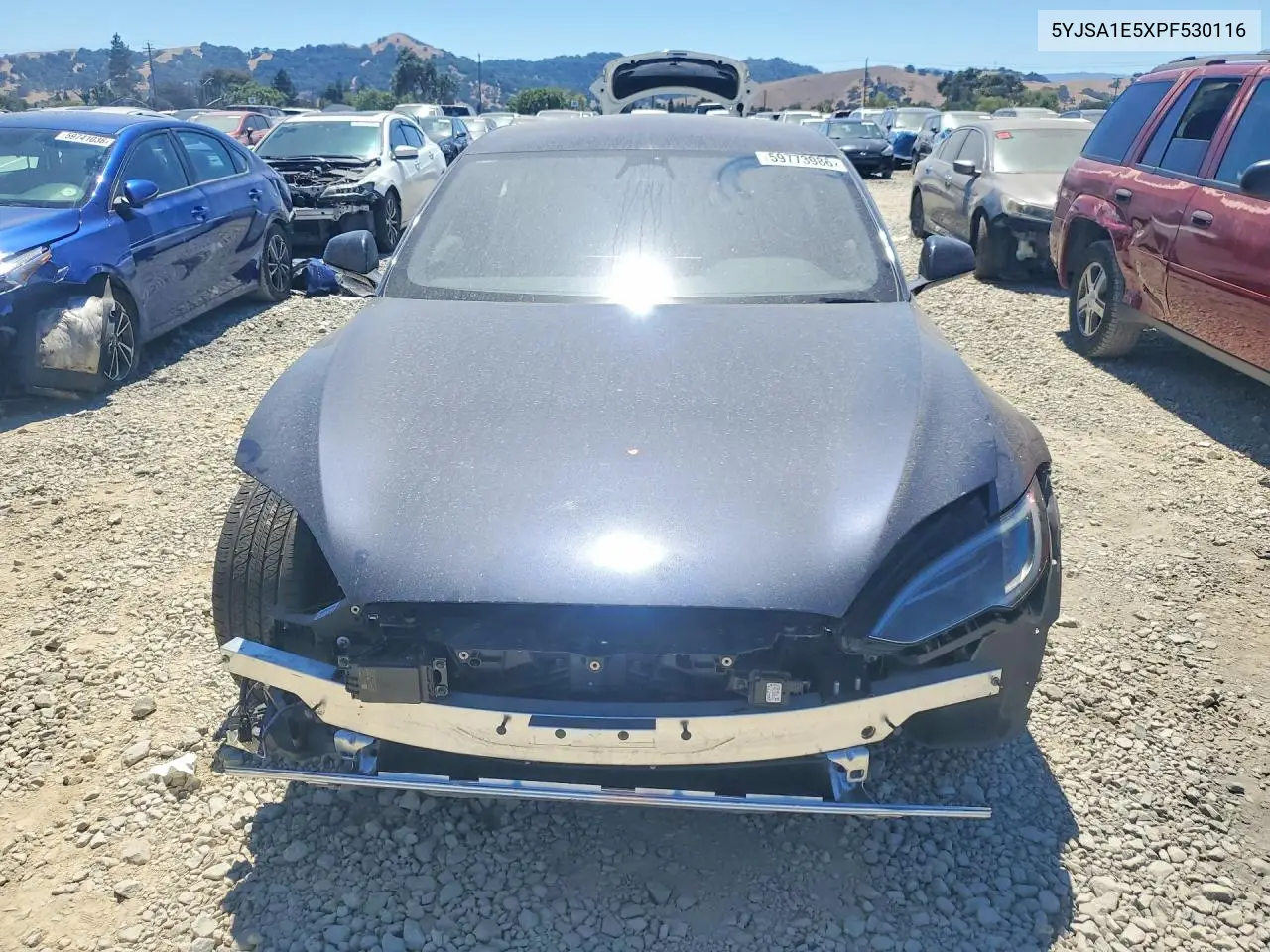 2023 Tesla Model S VIN: 5YJSA1E5XPF530116 Lot: 59773986