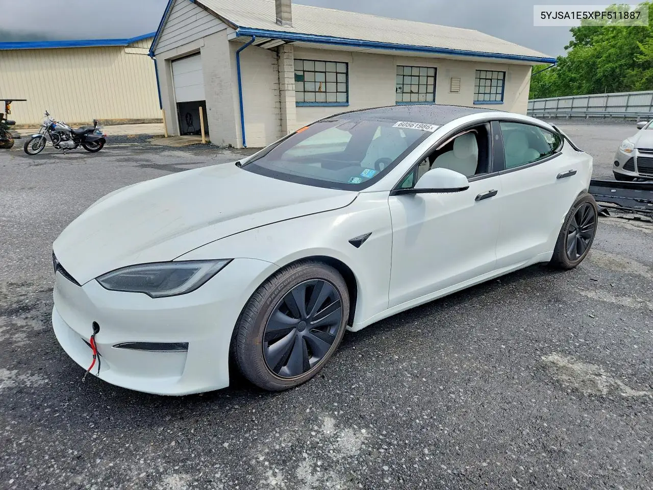 2023 Tesla Model S VIN: 5YJSA1E5XPF511887 Lot: 60561986