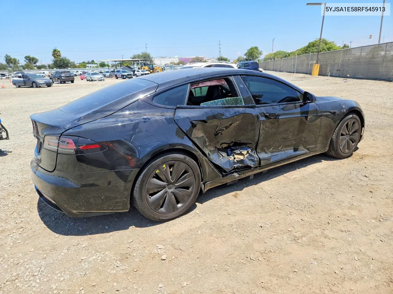 2024 Tesla Model S VIN: 5YJSA1E58RF545913 Lot: 60880316