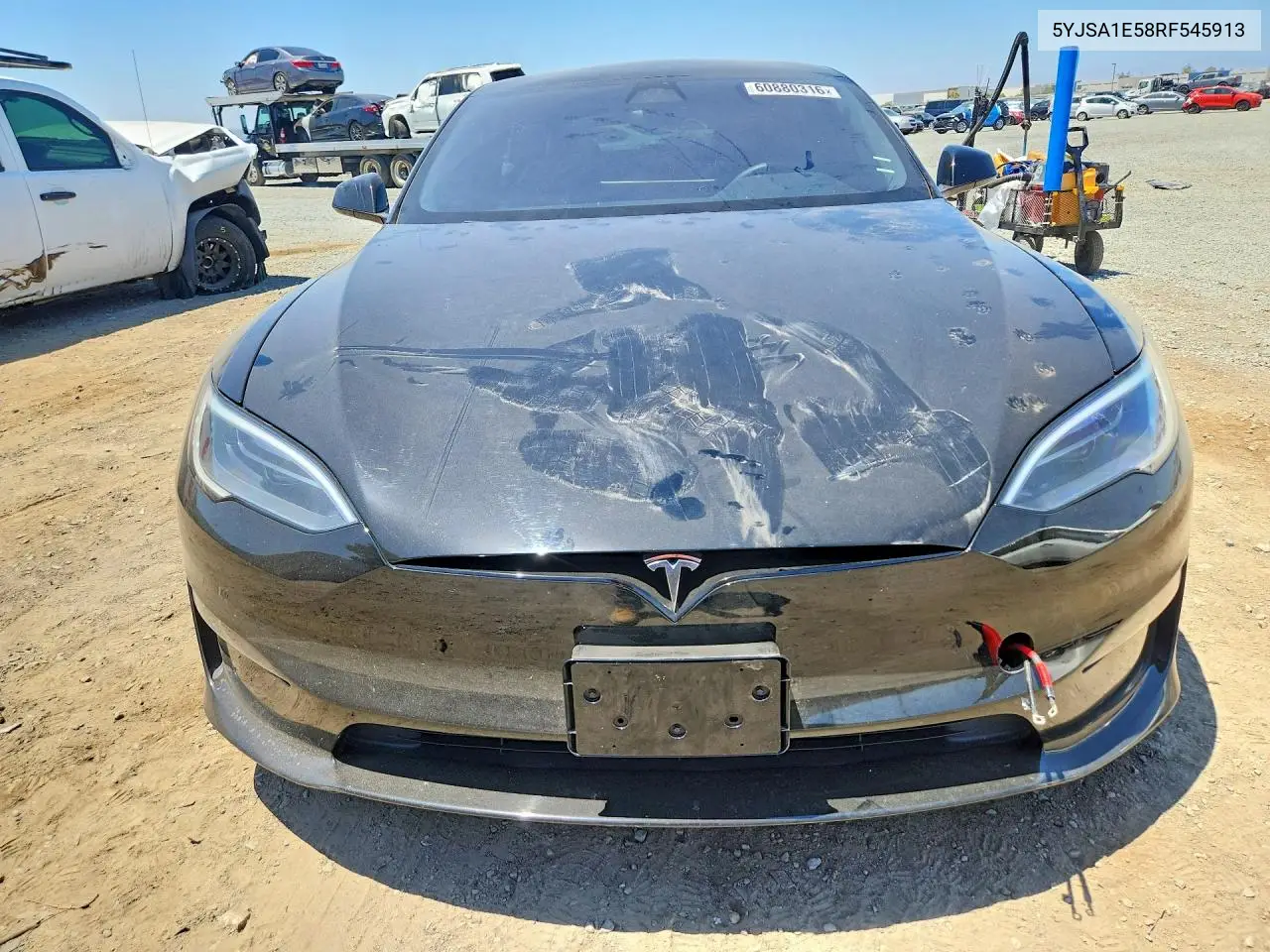2024 Tesla Model S VIN: 5YJSA1E58RF545913 Lot: 60880316