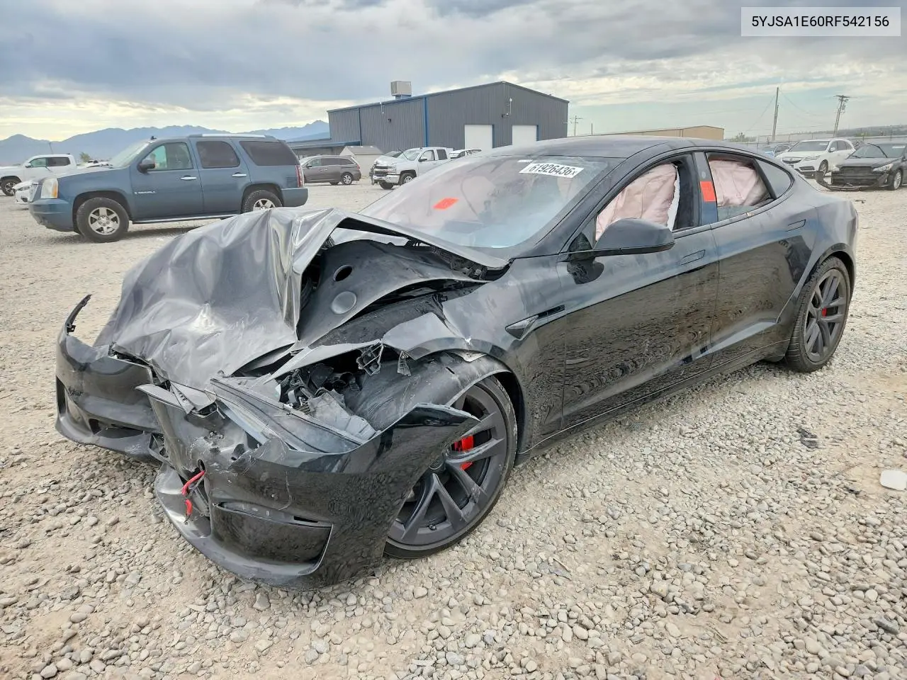 2024 Tesla Model S VIN: 5YJSA1E60RF542156 Lot: 61926436