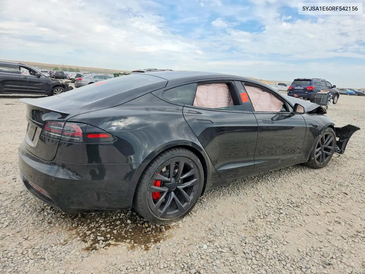 2024 Tesla Model S VIN: 5YJSA1E60RF542156 Lot: 61926436