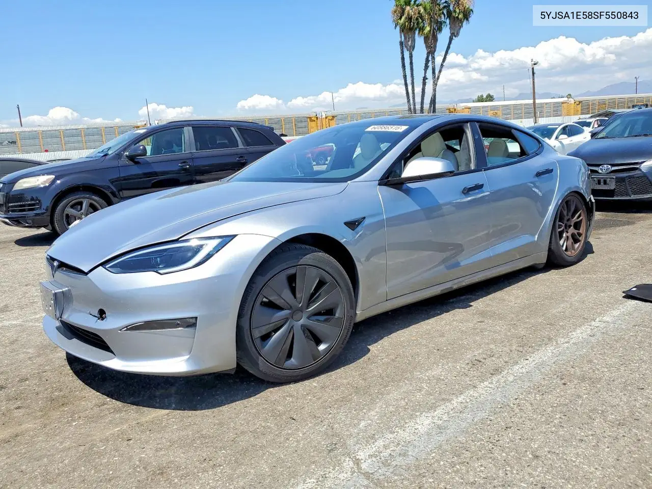 2025 Tesla Model S VIN: 5YJSA1E58SF550843 Lot: 60886516