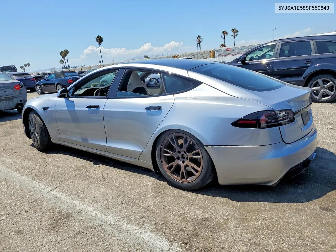 2025 Tesla Model S VIN: 5YJSA1E58SF550843 Lot: 60886516