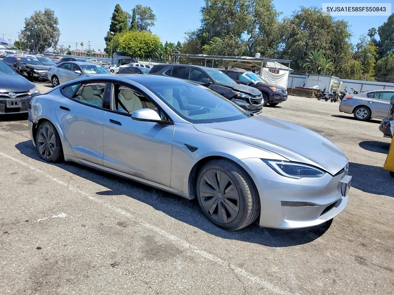 2025 Tesla Model S VIN: 5YJSA1E58SF550843 Lot: 60886516