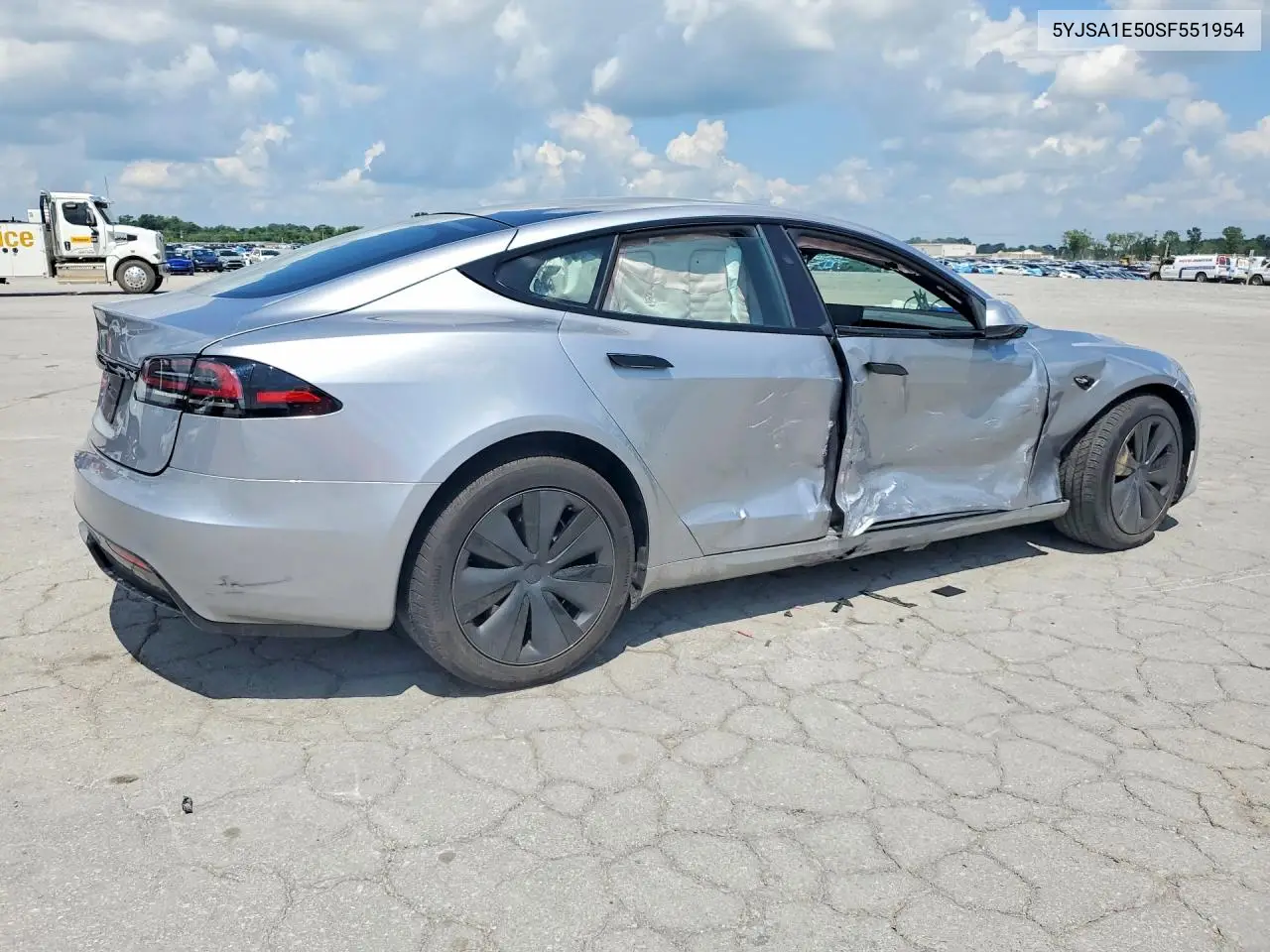 2025 Tesla Model S VIN: 5YJSA1E50SF551954 Lot: 61695476