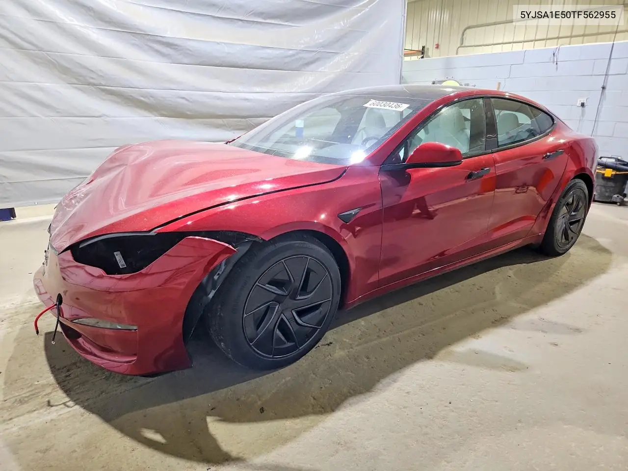 2026 Tesla Model S VIN: 5YJSA1E50TF562955 Lot: 60030436