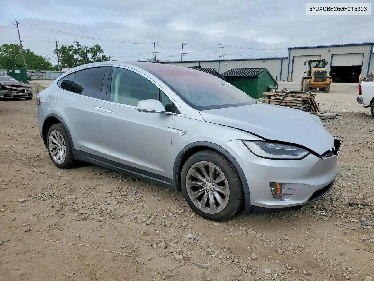 2016 Tesla Model X VIN: 5YJXCBE26GF015903 Lot: 54662156