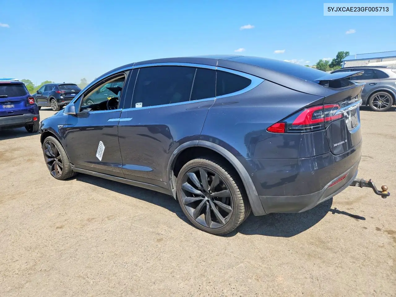 2016 Tesla Model X VIN: 5YJXCAE23GF005713 Lot: 55568536