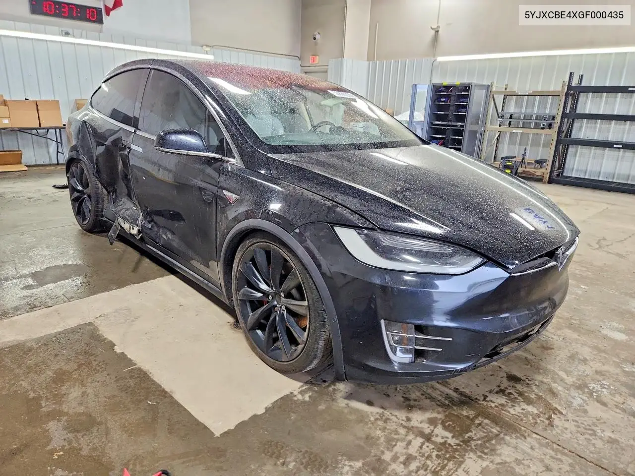 2016 Tesla Model X VIN: 5YJXCBE4XGF000435 Lot: 55890226