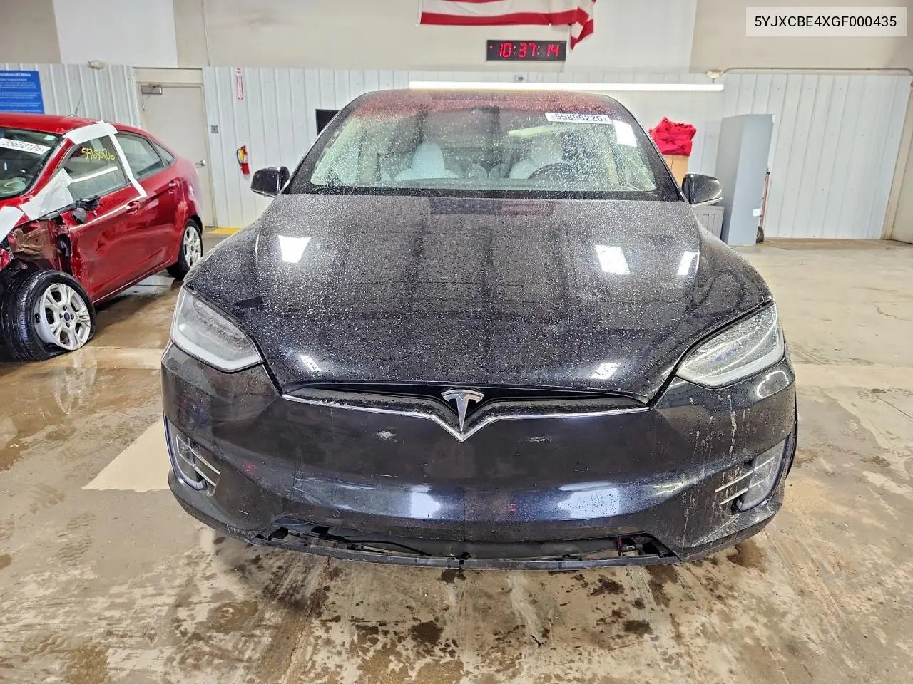 2016 Tesla Model X VIN: 5YJXCBE4XGF000435 Lot: 55890226