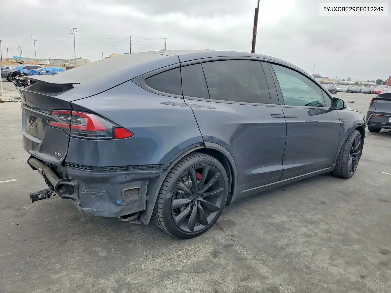 2016 Tesla Model X VIN: 5YJXCBE29GF012249 Lot: 56091486