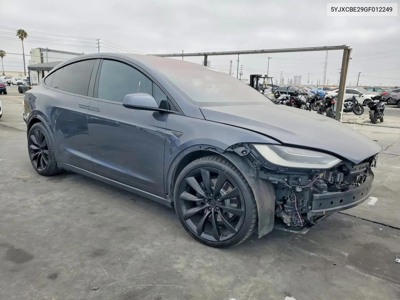 2016 Tesla Model X VIN: 5YJXCBE29GF012249 Lot: 56091486