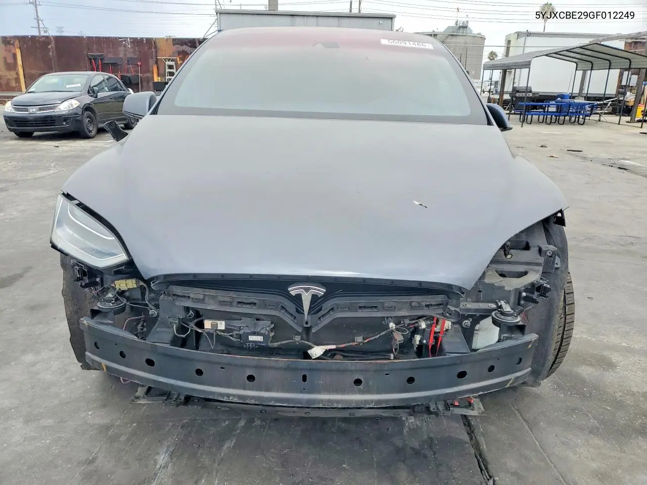 2016 Tesla Model X VIN: 5YJXCBE29GF012249 Lot: 56091486