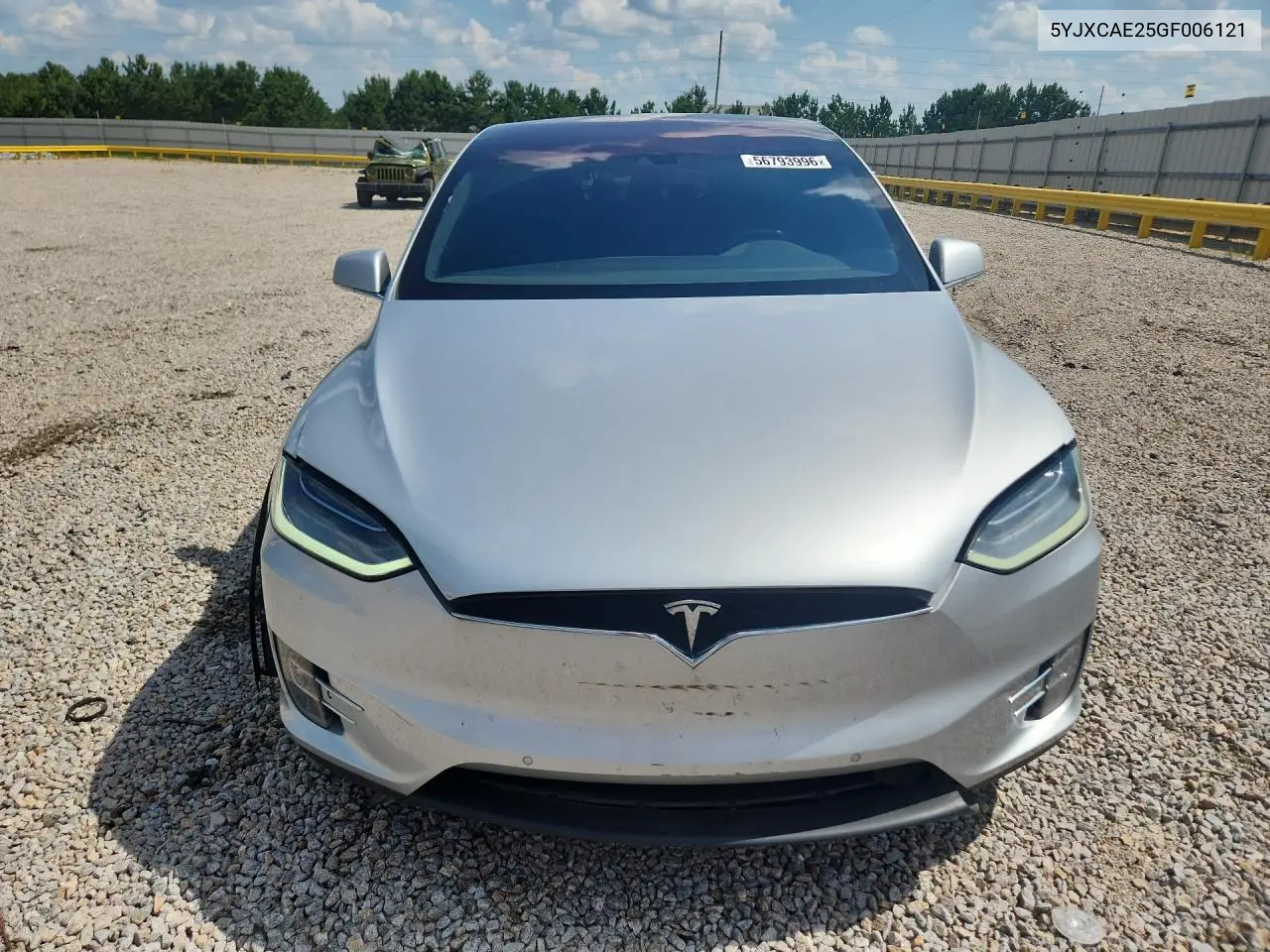 2016 Tesla Model X VIN: 5YJXCAE25GF006121 Lot: 56793996