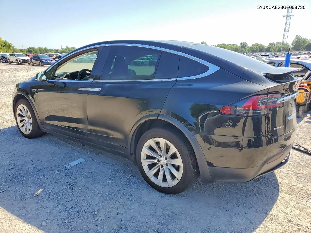 2016 Tesla Model X VIN: 5YJXCAE28GF008736 Lot: 59703776