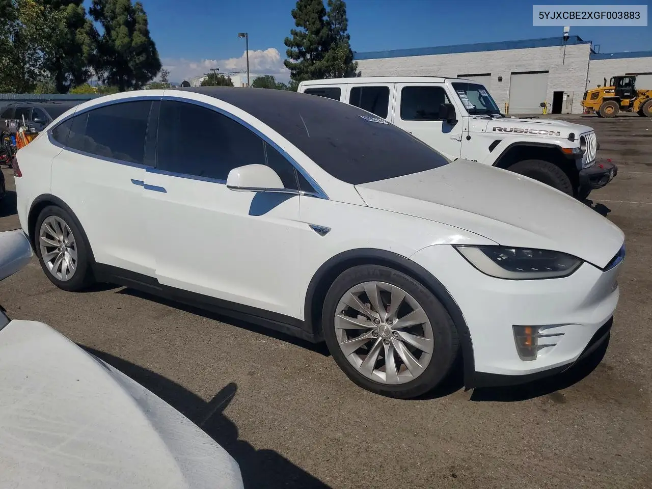 2016 Tesla Model X VIN: 5YJXCBE2XGF003883 Lot: 60696736