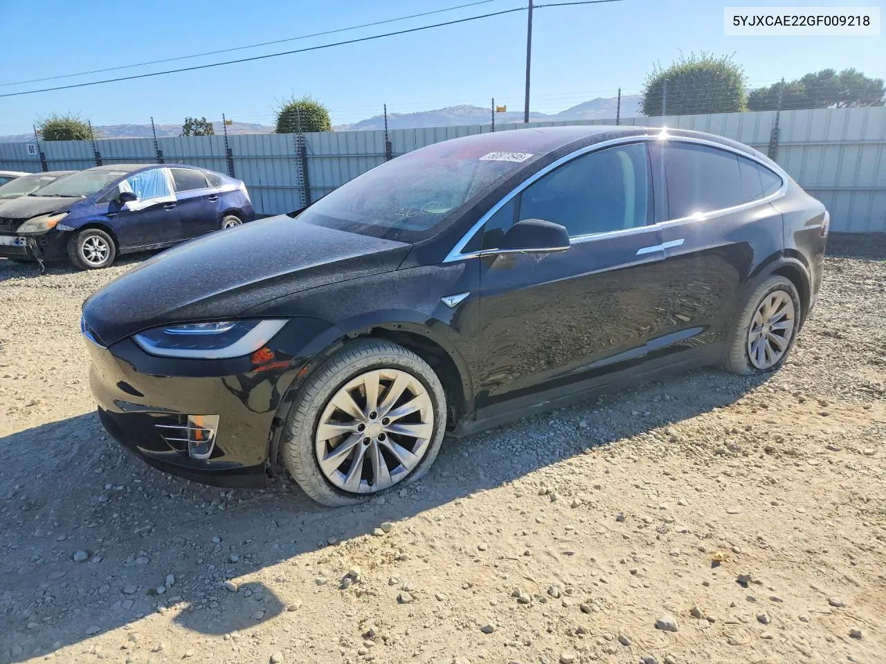 2016 Tesla Model X VIN: 5YJXCAE22GF009218 Lot: 60877646