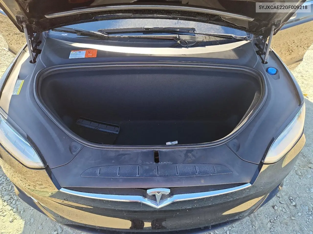 2016 Tesla Model X VIN: 5YJXCAE22GF009218 Lot: 60877646
