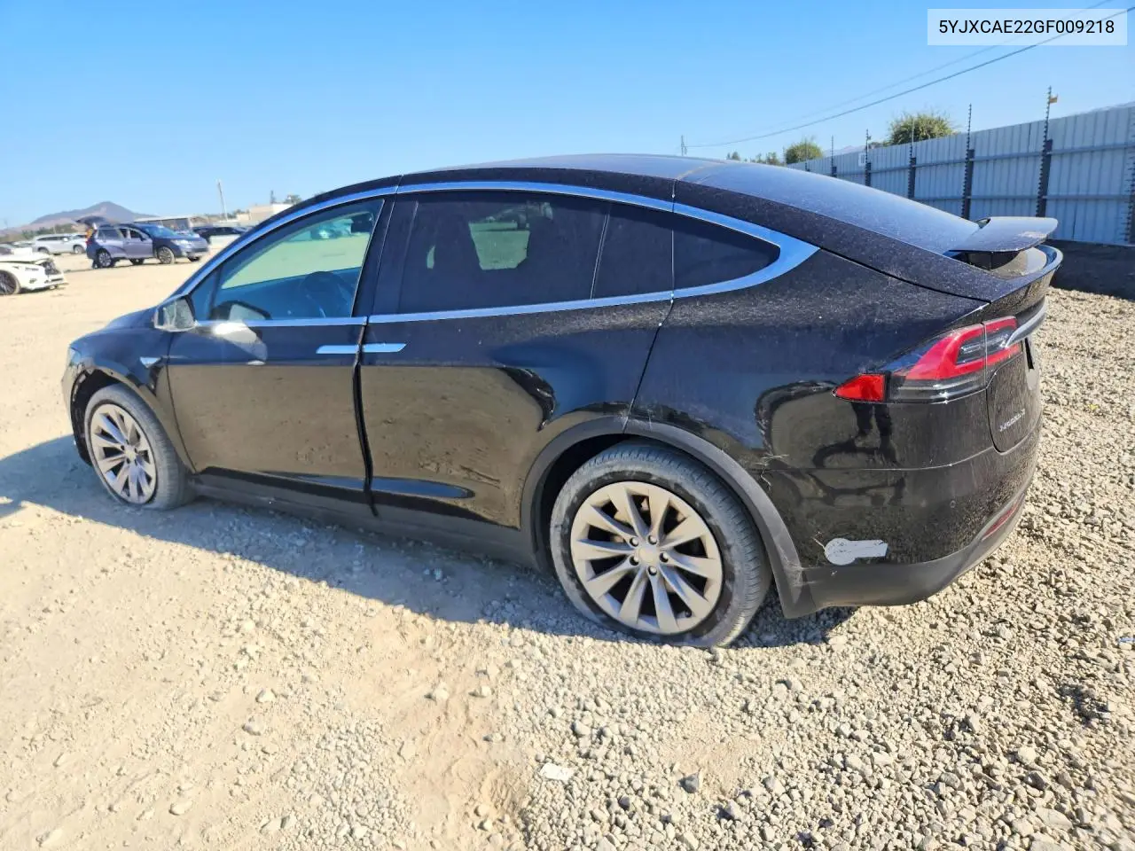 2016 Tesla Model X VIN: 5YJXCAE22GF009218 Lot: 60877646