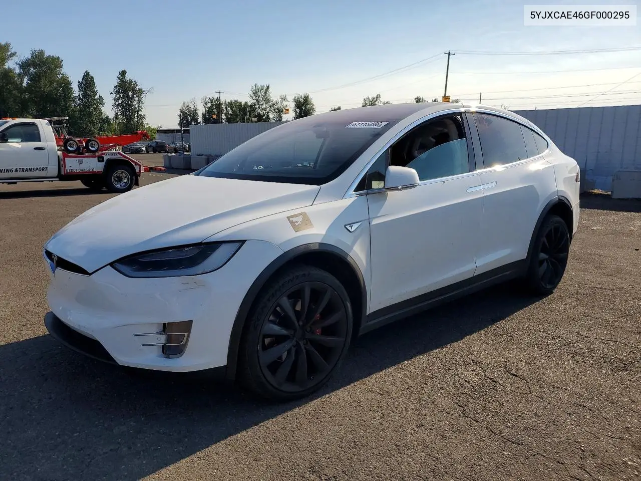 2016 Tesla Model X VIN: 5YJXCAE46GF000295 Lot: 61115486