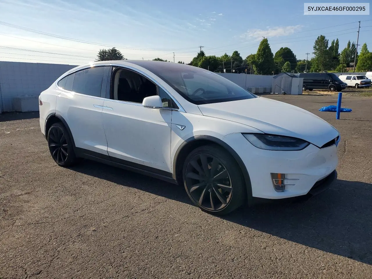 2016 Tesla Model X VIN: 5YJXCAE46GF000295 Lot: 61115486