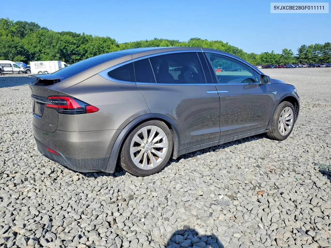 2016 Tesla Model X VIN: 5YJXCBE28GF011111 Lot: 61618296