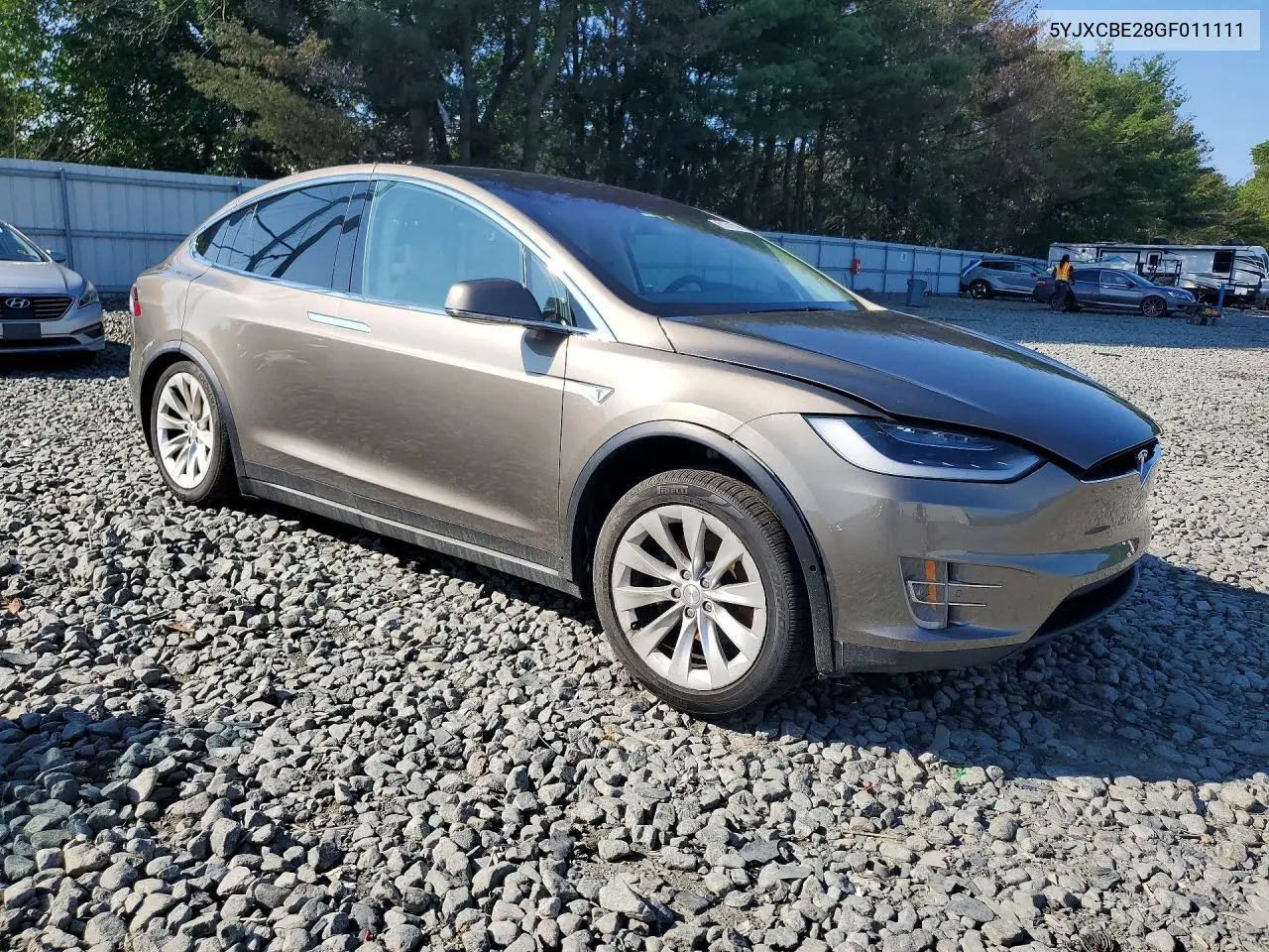 2016 Tesla Model X VIN: 5YJXCBE28GF011111 Lot: 61618296