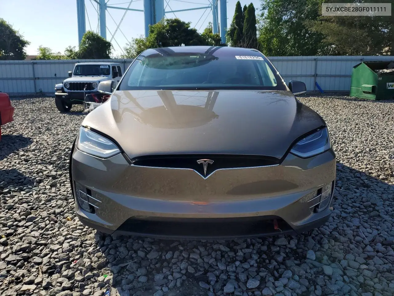 2016 Tesla Model X VIN: 5YJXCBE28GF011111 Lot: 61618296