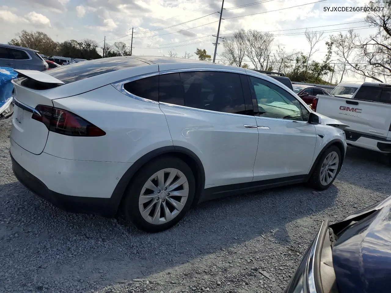 2016 Tesla Model X VIN: 5YJXCDE26GF026637 Lot: 78079875