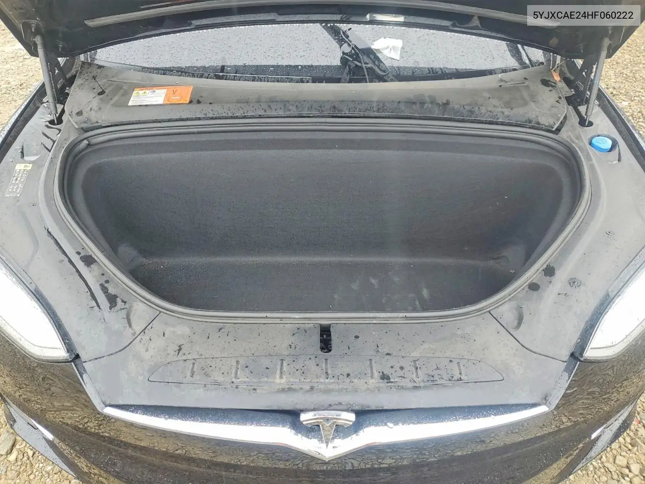 2017 Tesla Model X VIN: 5YJXCAE24HF060222 Lot: 54559686