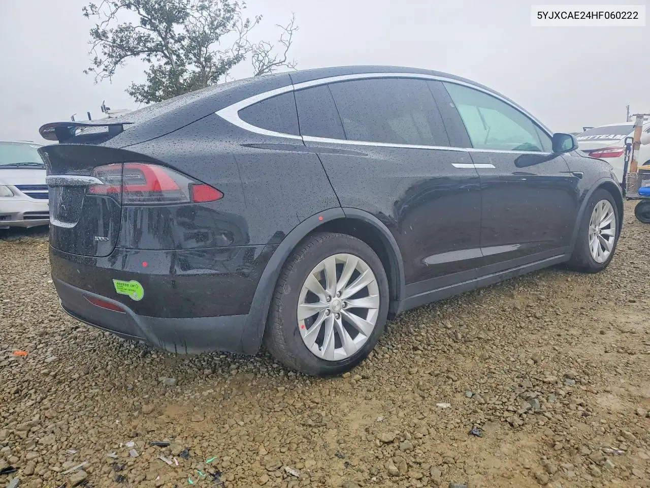 2017 Tesla Model X VIN: 5YJXCAE24HF060222 Lot: 54559686