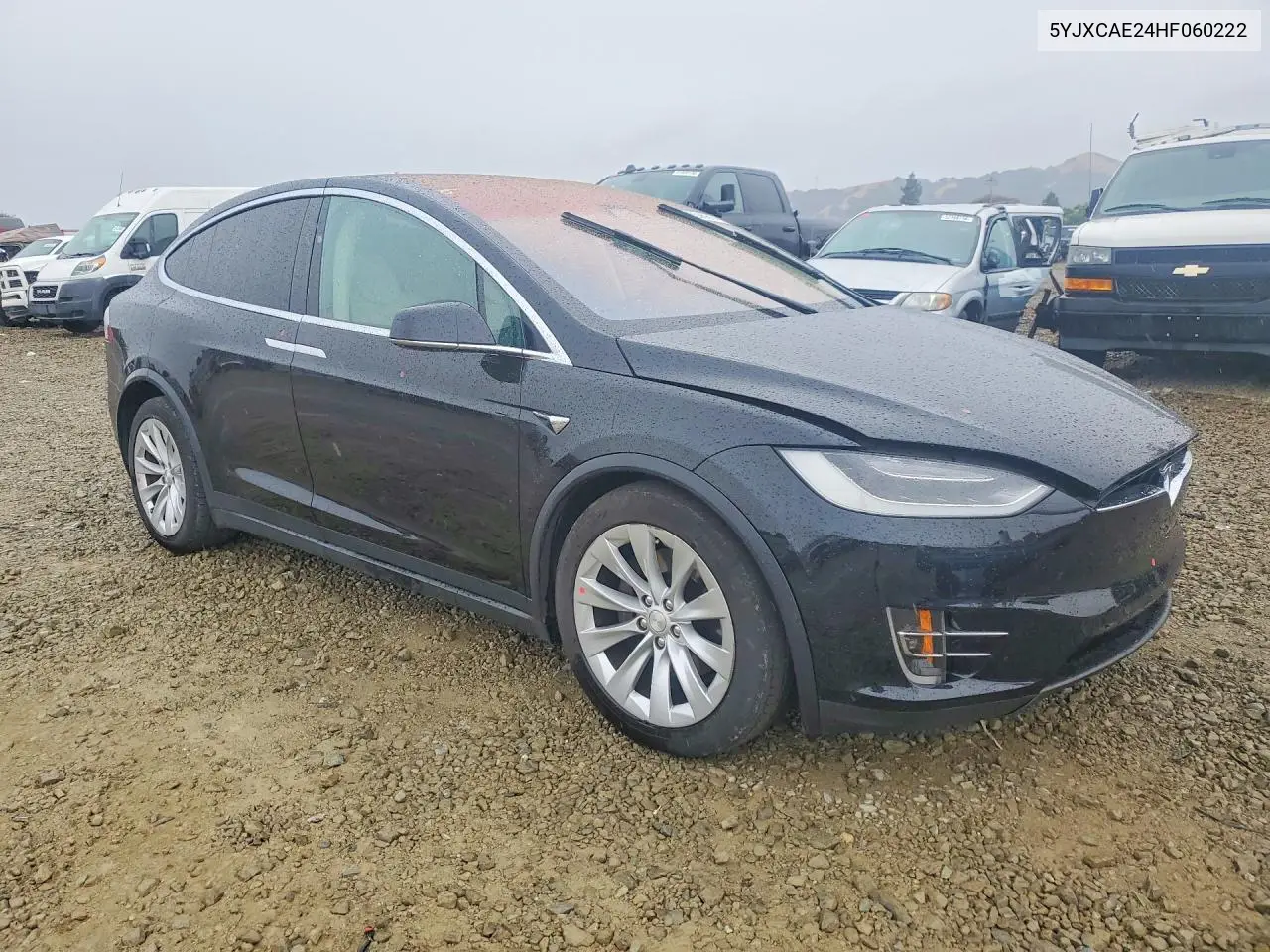 2017 Tesla Model X VIN: 5YJXCAE24HF060222 Lot: 54559686