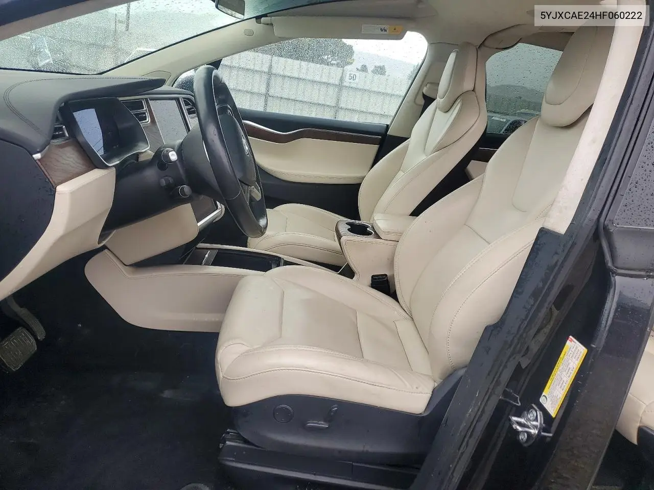 2017 Tesla Model X VIN: 5YJXCAE24HF060222 Lot: 54559686