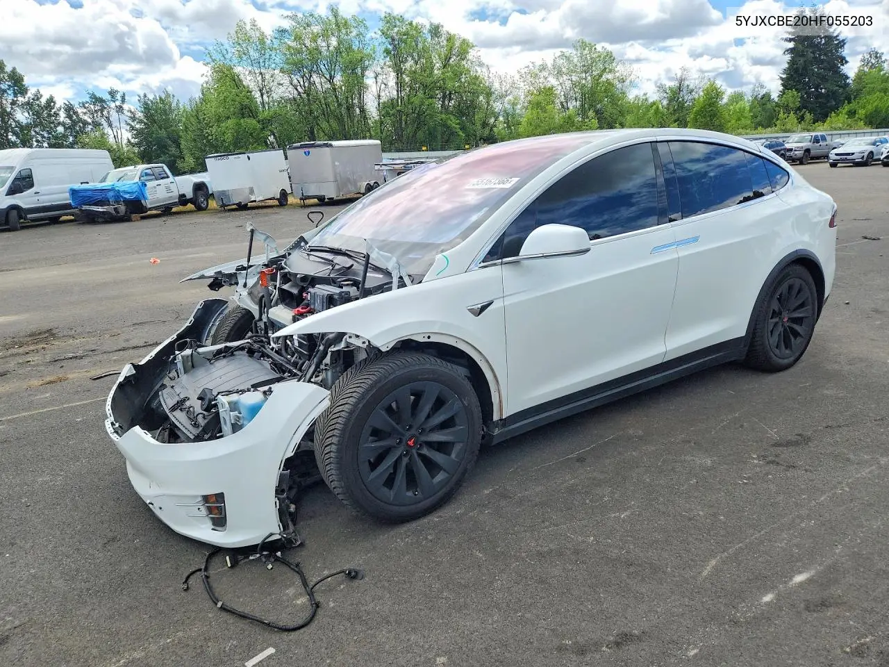 5YJXCBE20HF055203 2017 Tesla Model X