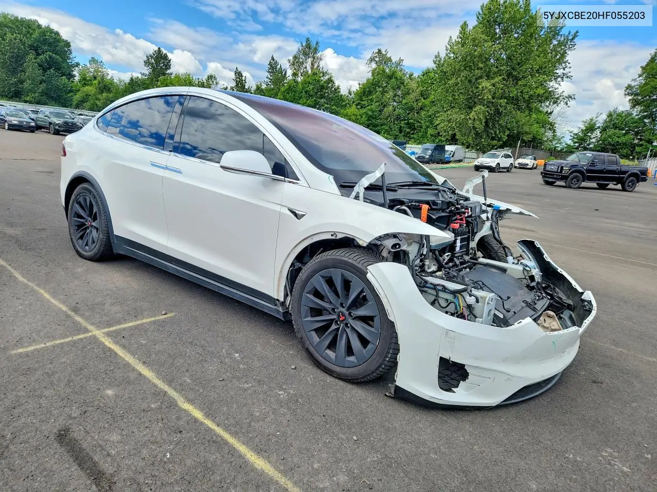 5YJXCBE20HF055203 2017 Tesla Model X